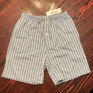 Irevial Cotton Pajamas Shorts Striped